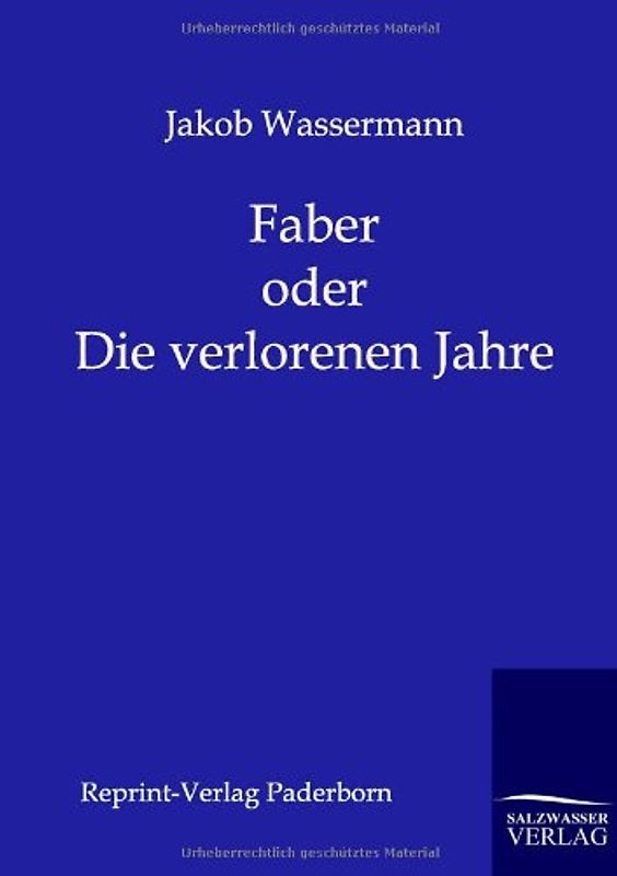 Faber oder Die verlorenen Jahre