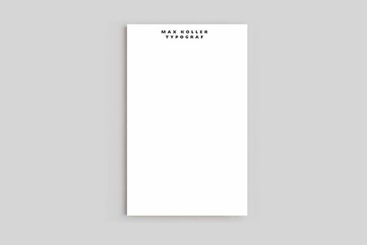 Max Koller - Typograf