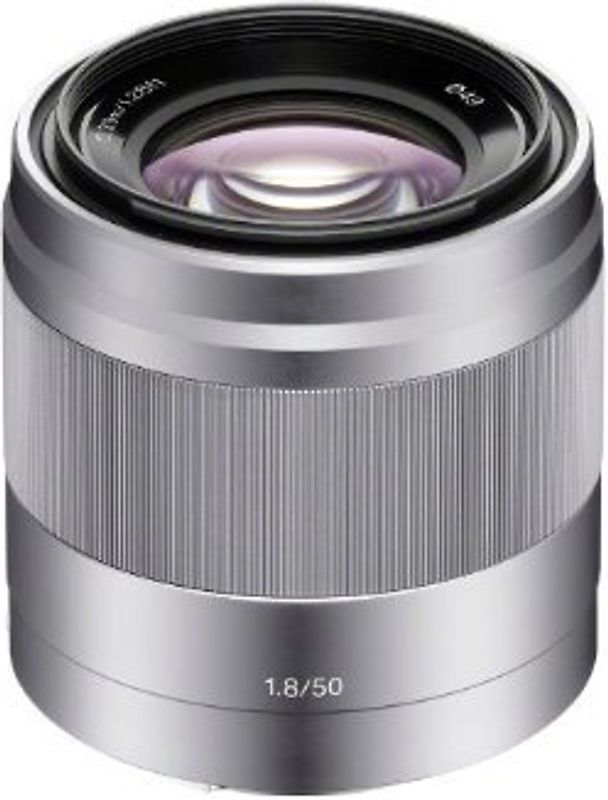Sony E 50 mm F1.8 OSS 49 mm Objectif (adapté à Sony E-mount) argent