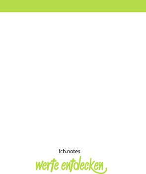 ich.notes: Werte entdecken