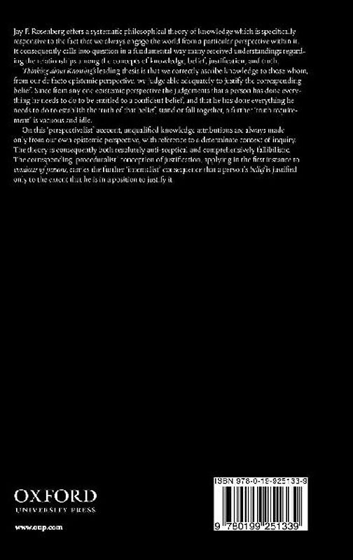 Thinking about Knowing