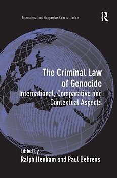 The Criminal Law of Genocide