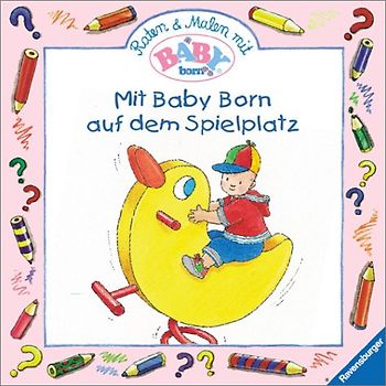 Mit Baby Born auf dem Spielplatz