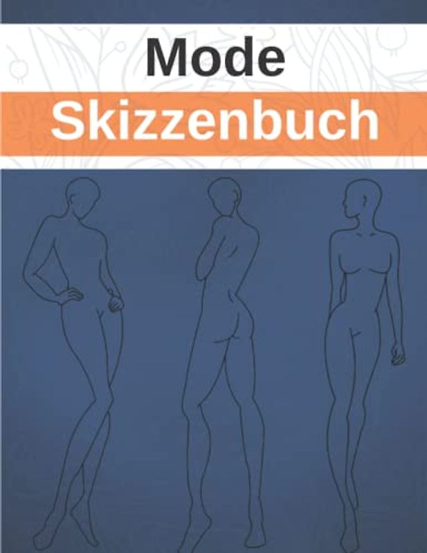 Moda Skizzenbuch: Mode-Croquis-Buch für Mädchen