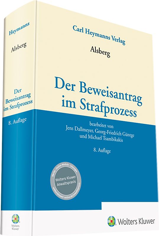 Der Beweisantrag im Strafprozess
