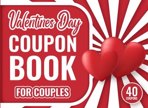 Valentines Day Coupon Book for Couples: Love Coupon Book for Him, Her, Valentines Day Gifts for Husband, Wife, Boyfriend, Girlfriend, Significant Other