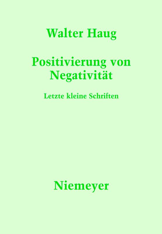 Positivierung von Negativität