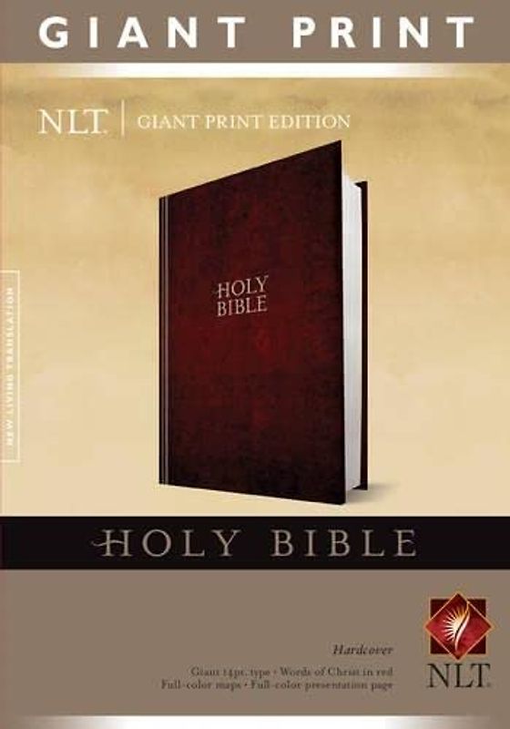 NLT Holy Bible, Giant Print: New Living Translation Burgundy Giant Print