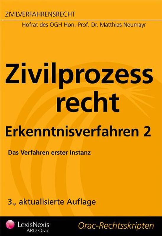 Zivilverfahrensrecht - Zivilprozessrecht Erkenntnisverfahren 2