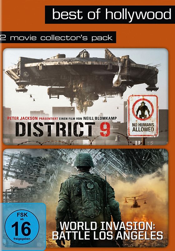 Best of Hollywood - 2 Movie Collector's Pack: District 9 / World Invasion:Battle L. A. [2 DVDs] DVD