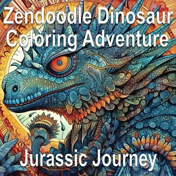 Zendoodle Dinosaur Coloring Adventure: Jurassic Journey (Mandalas and Patterns, Band 1)