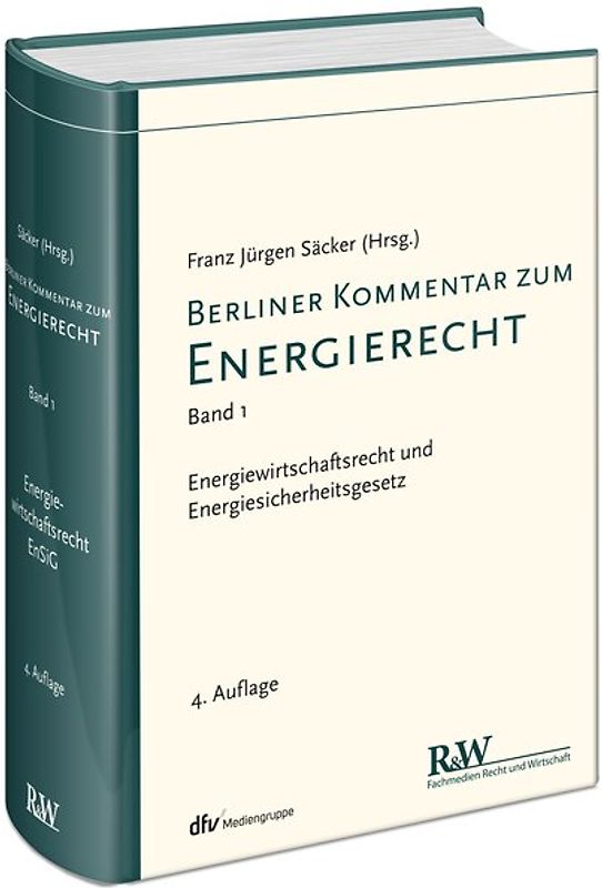 Berliner Kommentar zum Energierecht, Band 1 in 2 Teilbänden