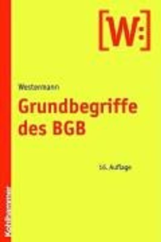 Grundbegriffe des BGB