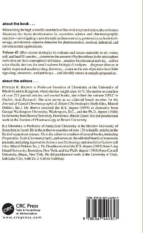 Advances in Chromatography