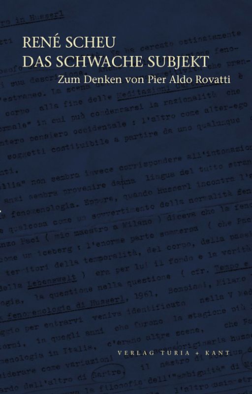 Das schwache Subjekt