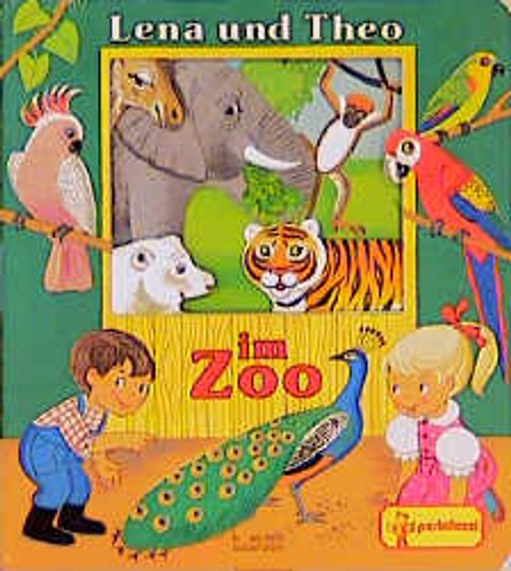 Lena und Theo im Zoo