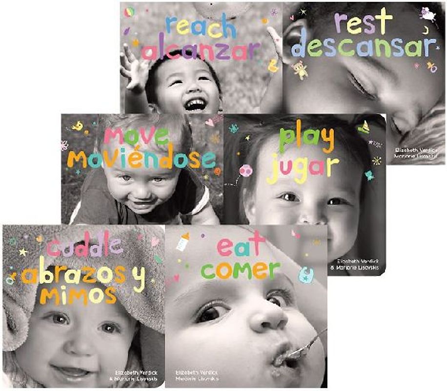 Happy Healthy Baby(r) Board Books Complete Bilingual Series 6-Book Set