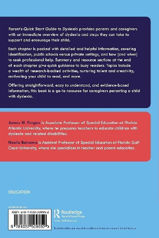 Parent's Quick Start Guide to Dyslexia