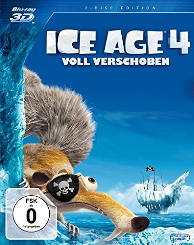 Ice Age 4 - Voll verschoben [Steelbook, 3D/2D] 3D Blu-ray Disc