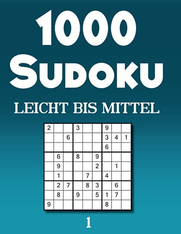 1000 Sudoku leicht bis mittel 1