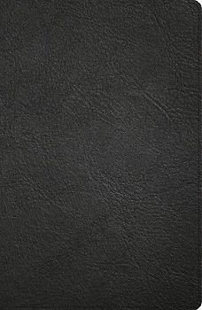 CSB Large Print Personal Size Reference Bible, Optimal Type, Digital Study Edition, Black Genuine Leather