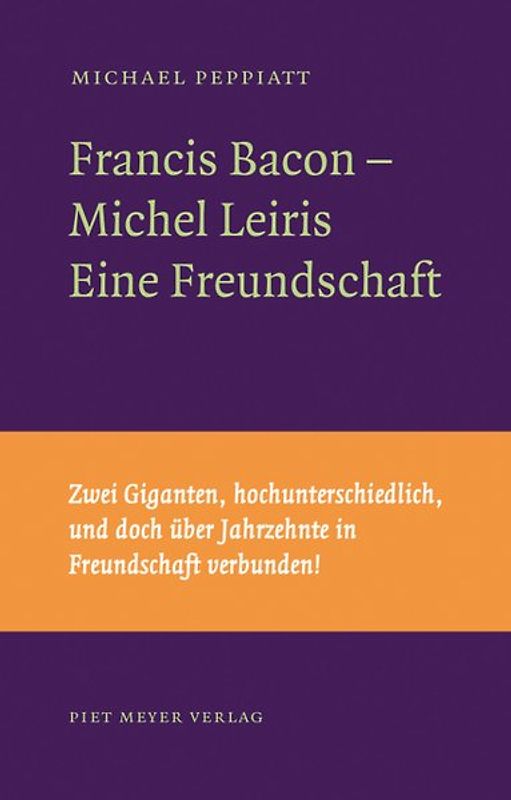 Francis Bacon – Michel Leiris