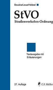 StVO Straßenverkehrs-Ordnung