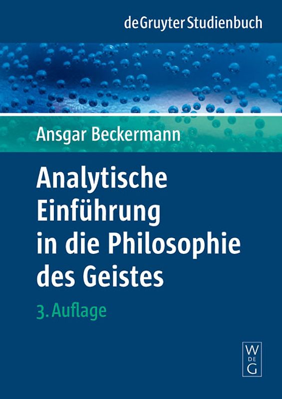 Analytische Einführung in die Philosophie des Geistes