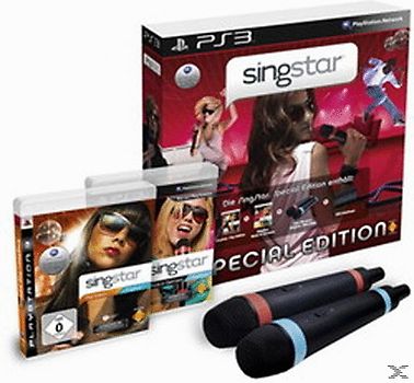 SingStar [Spezial Edition inkl. 2 Mikrophone, USB Empfänger, Made in Germany und Pop Edition] Bundleversion