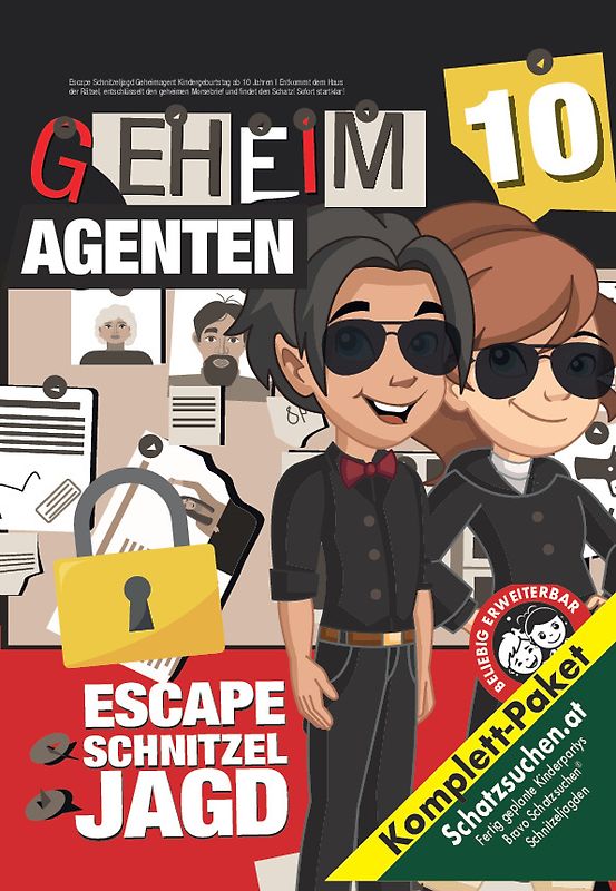 Geheimagenten Schatzsuche für Spionageliebhaber ab 10 Jahren