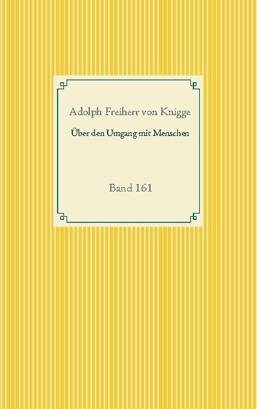 Über den Umgang mit Menschen