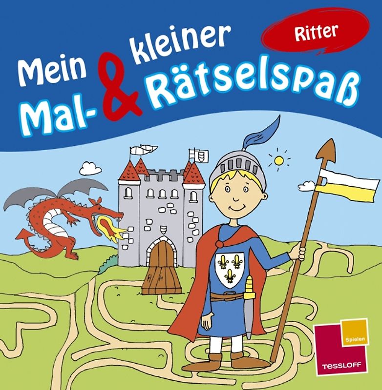 Mein kleiner Mal- & Rätselspaß. Ritter