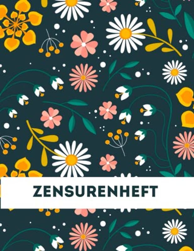 Zensurenhef: Notenheft für Lehrer und Lehrerinnen, Anwesenheitsliste und Notenbuch für Lehrer 100 Seiten zur Aufzeichnung der Noten und Lektionen der ... Schulnotenheft im DIN A4 für den Fachlehrer