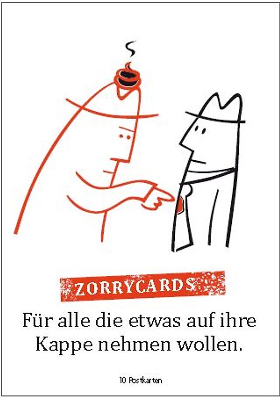 Zorrycards - Für alle, die etwas auf ihre Kappe nehmen wollen