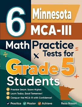 6 Minnesota MCA-III Grade 5 Math Practice Tests