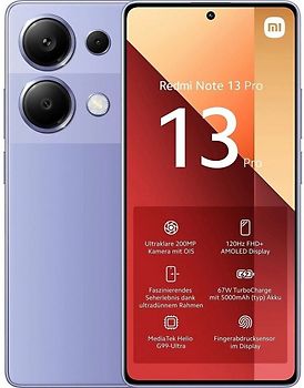 Xiaomi Redmi Note 13 Pro Dual SIM 512GB lavender purple