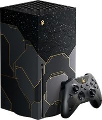 Microsoft Xbox Series X 1 To [Halo Infinite Limited Edition incl. une manette sans fil, sans jeu] noir