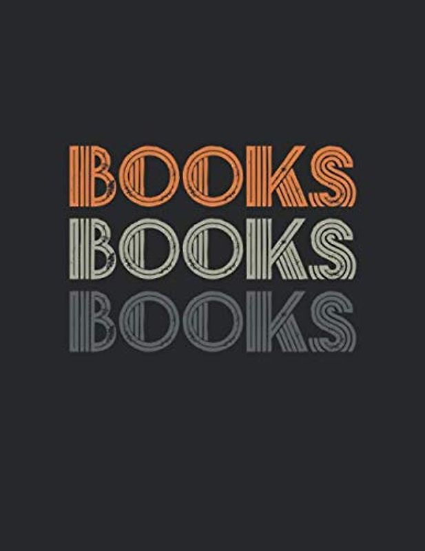 Meine Lieblings Bücher: Tagebuch für Buchliebhaber ♦ Bewerte und erinnere dich an alle gelesenen Bücher ♦ Für über 100 Bücher ♦ Großzügiges A4+ Format ♦ Motiv: Books books books 9