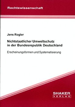 Nichtstaatlicher Umweltschutz in der Bundesrepublik Deutschland