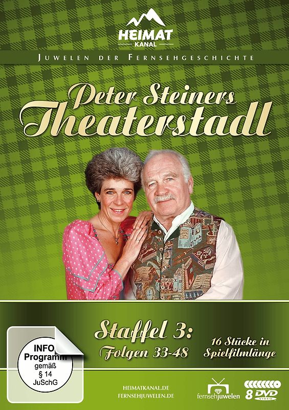Peter Steiners Theaterstadl - Staffel 3: Folgen 33-48 [8 DVDs] DVD