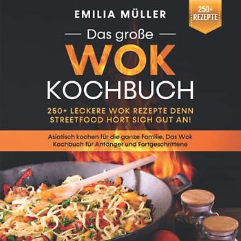 Das große Wok Kochbuch – 250+ leckere Wok Rezepte denn Streetfood hört sich gut an!: Asiatisch kochen für die ganze Familie. Das Wok Kochbuch für Anfänger und Fortgeschrittene