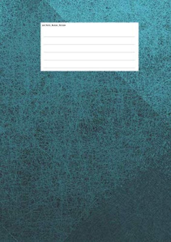 Hefte - Blöcke - Notizen: grün blau Notenheft DIN A4, 50 Seiten, 12 Systeme