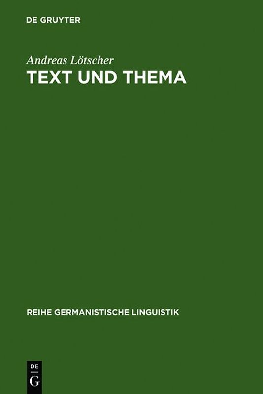 Text und Thema