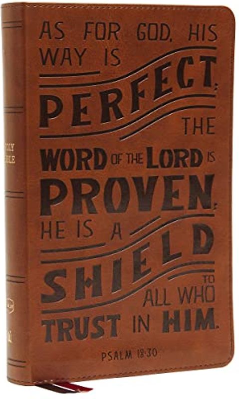 Nkjv, Personal Size Reference Bible, Verse Art Cover Collection, Leathersoft, Tan, Red Letter, Comfort Print