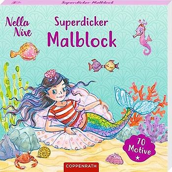 Superdicker Malblock (Nella Nixe): 70 Motive