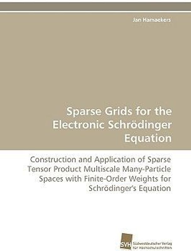 Sparse Grids for the Electronic Schrödinger Equation
