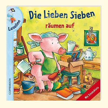 Leselino: Die Lieben Sieben räumen auf