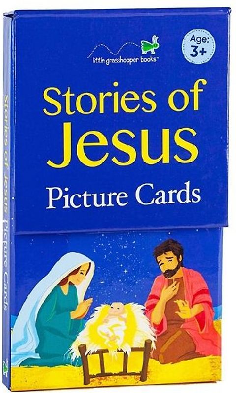Stories of Jesus Picture Cards (Ages 3-8 - Double-Sided Oversized Cards with Simple Stories & Whimsical Illustrations)