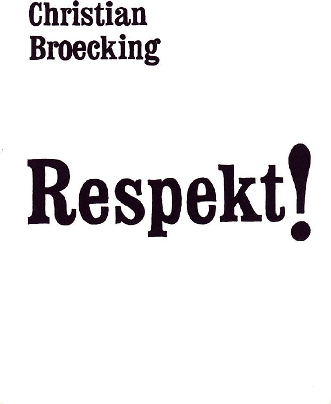 Respekt!