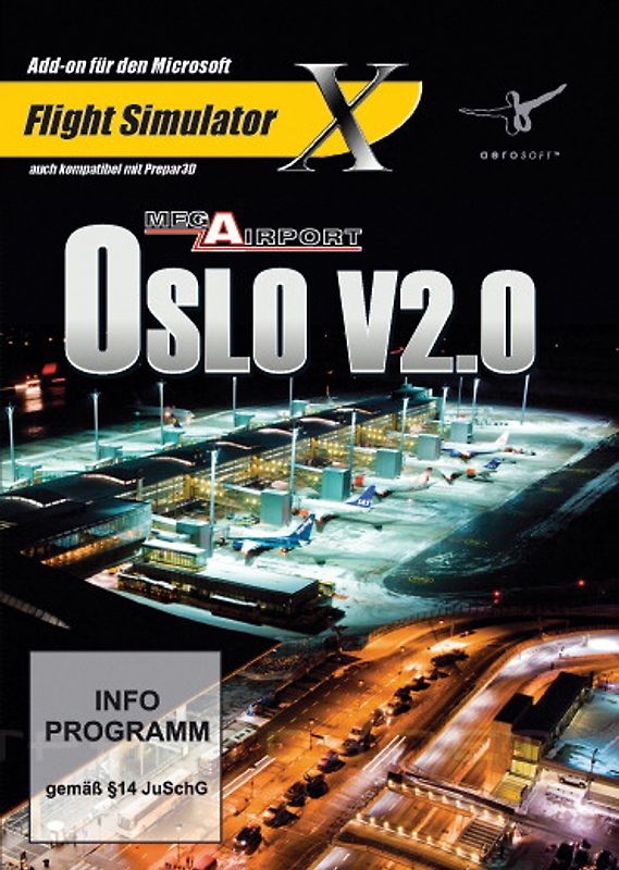 Flight Simulator X - Mega Airport Oslo v.20 PC Spiele